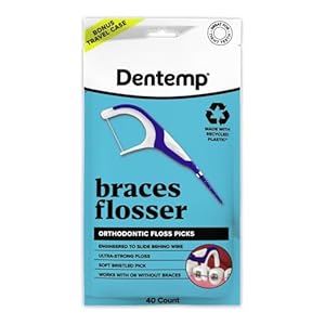 OrVance Braces Flosser – Designed for Braces for an Easy & Effective Clean, Ultra Strong Floss – 40 Count (Pack of 1) – (Packaging May Vary)