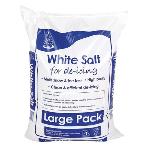 Sal de roca blanca de deshielo - 25 kg