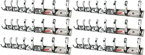 MAP Stainless Steel 8 Pins Hook (Silver)