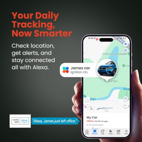 Image of Portable Wireless 10000mAh 3Years Standby GPS Tracker Fit Any Vehicles Car Bike No Wiring, Hidden Magnetic GPS for Kids Bags Personal Items w /Real-time GeoFence 10+ Alerts, 1Yr Android iOS