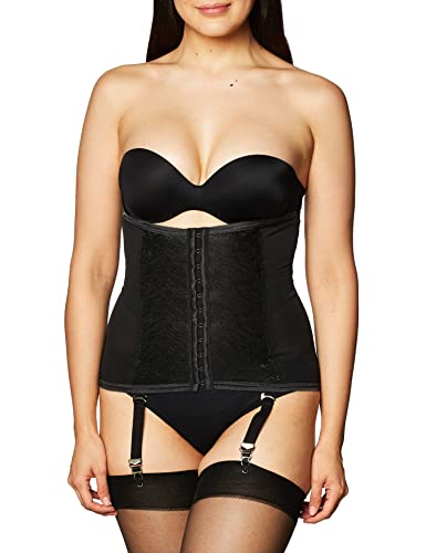 Rago Women's Plus-Size Waist Cincher, Black, 6X-Large (42) #TOP2