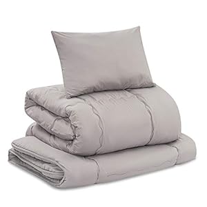 Umi.(ウミ) 布団3点セットS 中綿1.6kg 抗菌 防臭 洗える 巻綿敷布団 掛布団 枕 あったか ふわふわ 増量タイプ ピーチスキン加工