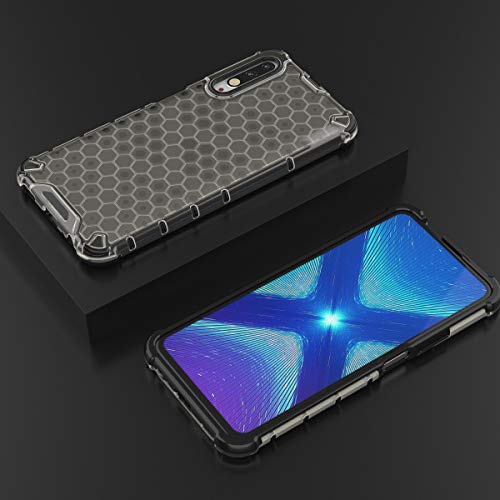 Image of Glasgow | for Honor 9X Pro Back Case Cover for Honor 9X Pro with 4 Bumper Corners and Military Grade Protection - Black