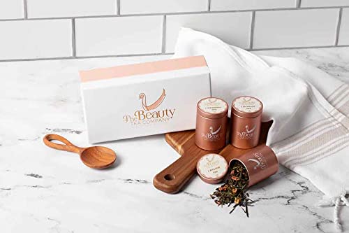 Miniatura 6 de Experimenta la calma del té con The Beauty Tea Company - Juego de regalo de muestra de té de hojas sueltas de lujo, con 3 mezclas Blissful Blends I