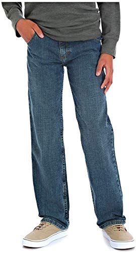 Boys' 4-16 Husky Straight Fit Jeans, Sizes 4-16 & Husky (Moonlight Blue, 4 Reg)