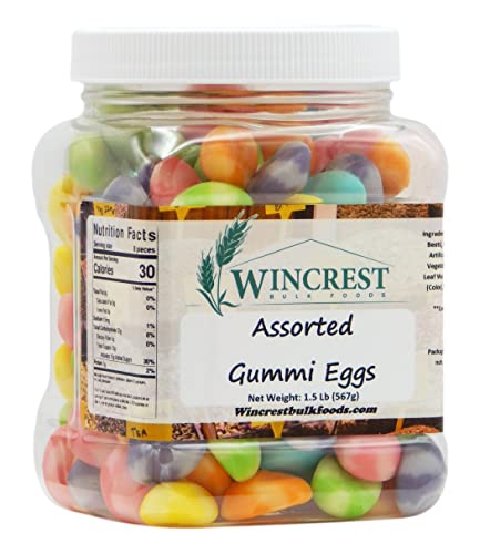 Gummi Tie Dye Eggs - Envase 1.5 lb miniatura 1