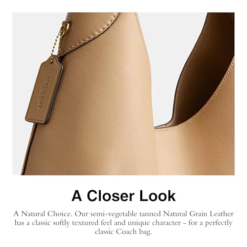 Image of COACH Brooklyn Shoulder Bag 28 in Straw
