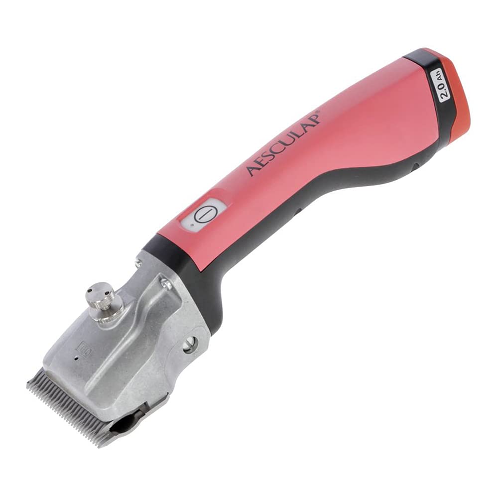 Kerbl GT654-RO Bonum Aesculap - Rasoio a batteria per cavallo, con 1 batteria, 29,5 cm x 7,5 cm x 7,8 cm, 8 pezzi