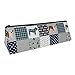 Produktbild Englische Bulldogge Haustier Quilt B Quilt Hunderasse Sammlung Betrüger Tragbare stilvolle Stift Tasche Bleistift Schreibwaren Tasche Kosmetik Tasche Tasche
