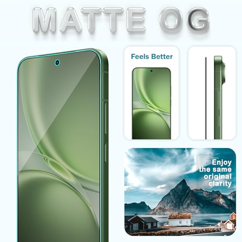 Image of FIRST MART Military-Grade Matte Tempered Glass for Vivo X300 FE - 9H Screen Protector, Anti-Glare Protection, Scratch-Resistant, Bubble-Free (1 Pack)