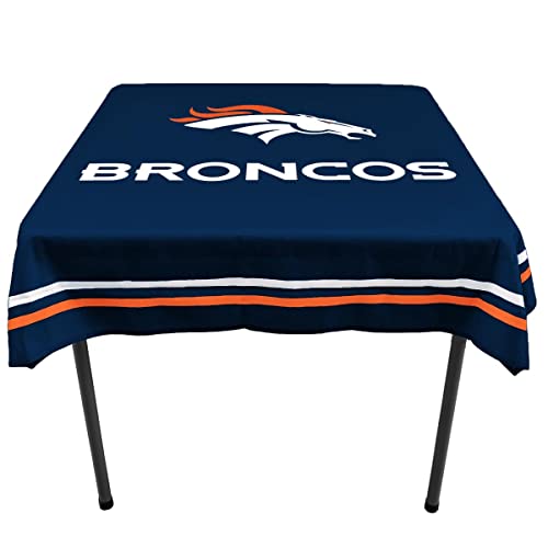 WinCraft Denver Broncos Logo Tablecloth and Square Table Cover Ov...