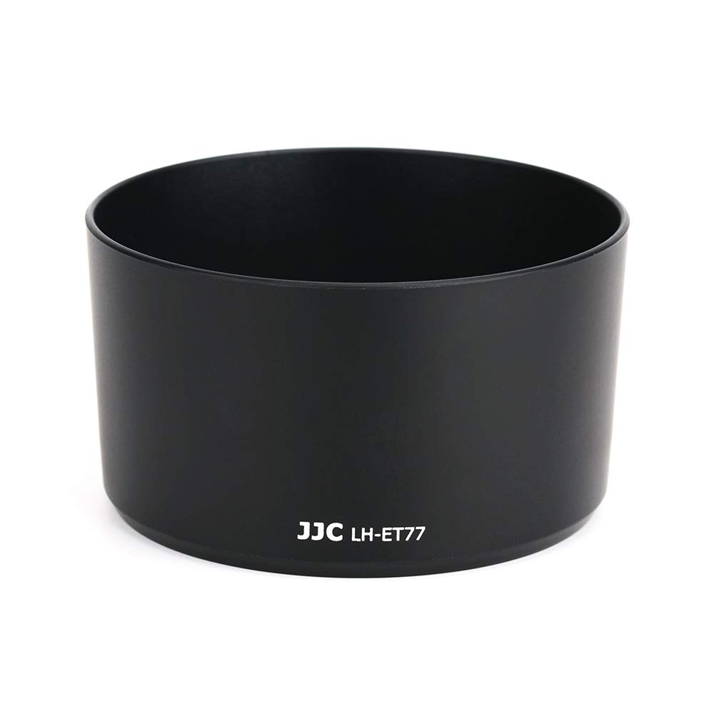 JJC Paraluce a baionetta per obiettivo Canon RF 85 mm f/2 Macro IS STM su fotocamera DSLR Canon EOS R R5 R6 RP – sostituisce il paraluce Canon ET-77 DSLR Fotografia fotografica