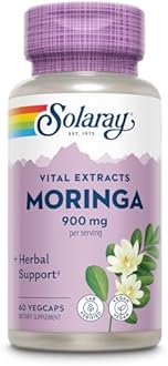 Solaray Moringa Leaf Extract, 450 mg, 60 Caps
