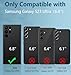 FNTCASE for Samsung Galaxy S23-Ultra Case: Military Grade Drop Proof Protection Mobile Cover with Kickstand | Matte Textured Rugged Shockproof TPU | Protective Sturdy Phone Case - Black 6.8 inch
