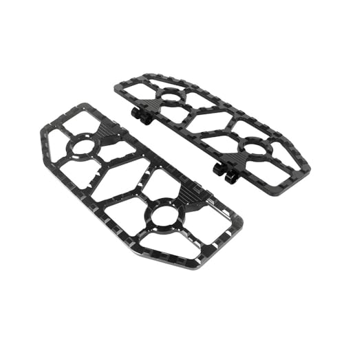 Pédales moto larges repose-pieds cadre avant Street Electra Glide FLTR Softail Fat Boy