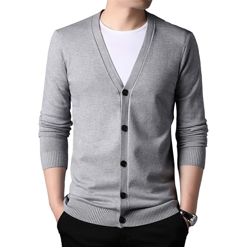 Cardigan léger à col en V fini les pulls volumineux et chauds