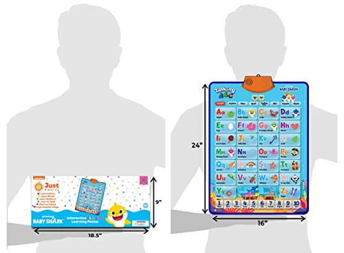 Baby Shark Alphabet & Number Learning Toys By Pinkfong, Educational Toddler Gift Set For Ages 1-3, Musical Mat, Abc Poster, Room Decor, Activities & Games, Baby Shark Toys For Boys & Girls Ages 2-4 #TOP6