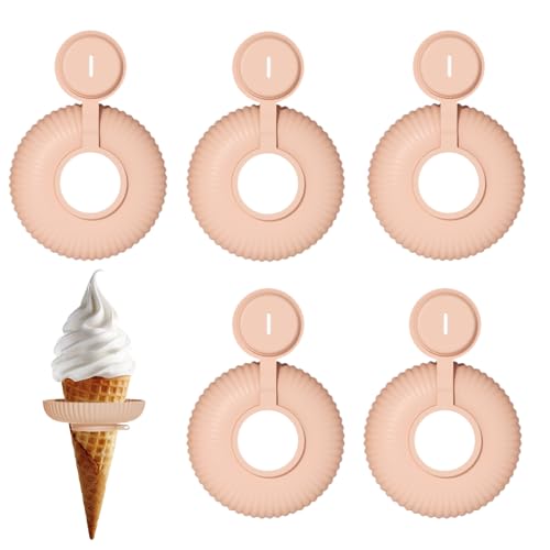 Portahelados - Portahelados Y Polos Congelados - Accesorios Prácticos para Postres que se Derriten, Evita Goteos para Niños y Niñas