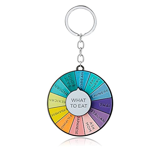 FunBoat Color Wheel Keychain - Creative Spinning Color Wheel Charm - Aesthetic Arts Gifts for Artists