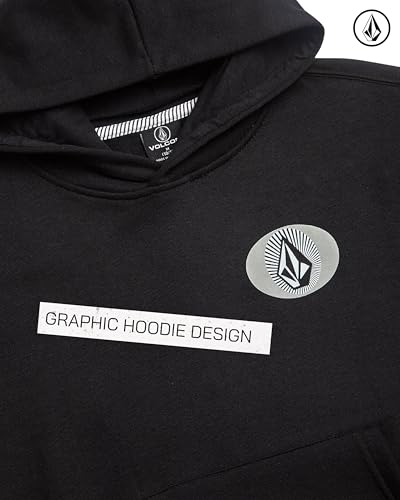 Image of Volcom Boys Hoodie - Long Sleeve Pullover Graphic Hoodie Sweatshirt - Warm Casual Hoodies for Boys (8-20)