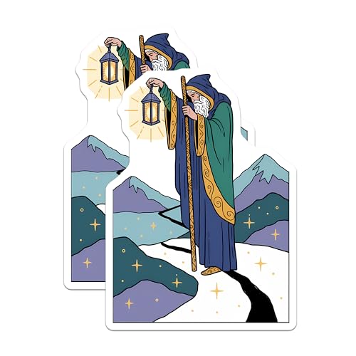 Wise Elder Magnets - Enchanted Wizard Decor