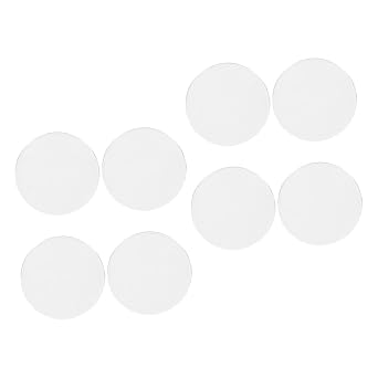 LIFKOME Optical Glass Lens Magnifier 8pcs Convex Lenses Times Magnifying Physics Experiment Tool