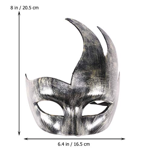 Máscara de baile de máscaras BESTOYARD meio rosto para baile de máscaras, máscara vintage legal para