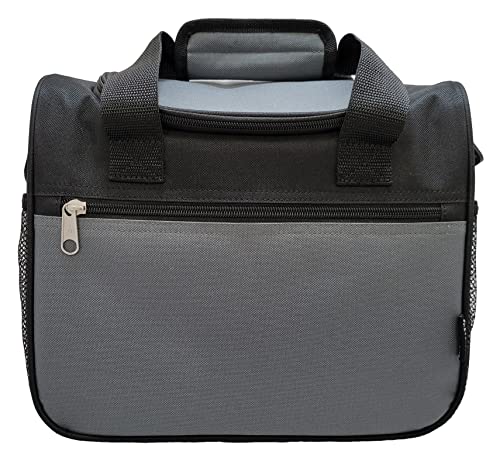 Everest Cooler Lunch Bag - Large, Black, One Size (CB10-GRY/BK)