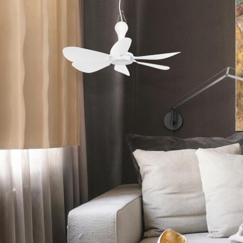 Ventilador de techo portátil USB con 6 aspas plásticas para camping 5