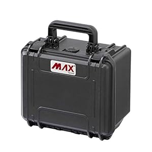 Max MAX235H155.079, waterdichte koffer, zwart.