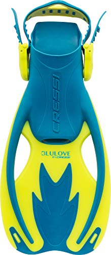 Zzz Cressi Rocks Fins, Cool Blue, S/M #TOP2