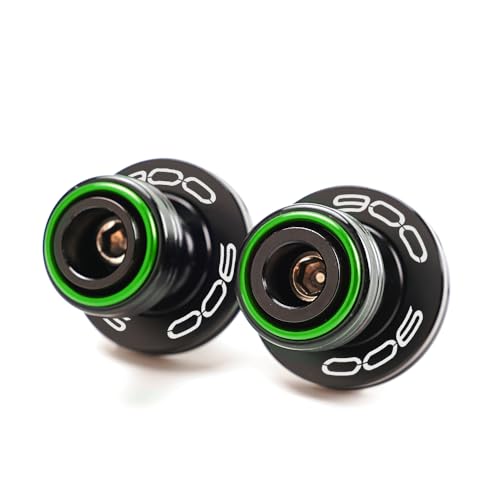 LLIDFONK Für Kawasaki Z900 Z 900 Z900RS Z900SE Z900ABS Z900 RS SE ABS 2017-2024 2025 Aluminium M8 Motorradzubehör Schwinge Spulen Schieber Stand Schrauben (Grün)