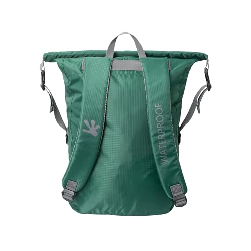 Image of geckobrands Lightweight 30L Waterproof Backpack - Lightweight Watertight Outdoor Bag Hiking Traveling Light Water Activities