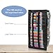 The Beadsmith Bead Tube Tower - Storage Unit for Large & Small Bead Tubes, 8 x 16 Inches, Folds Easily for Storage, Portable, Includes Clear Zippered Pouch w/Handle