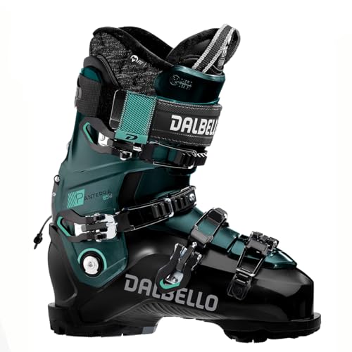 DALBELLO Women's Panterra 85 Ski Boots 2024, Black/Opal Green, 25.5