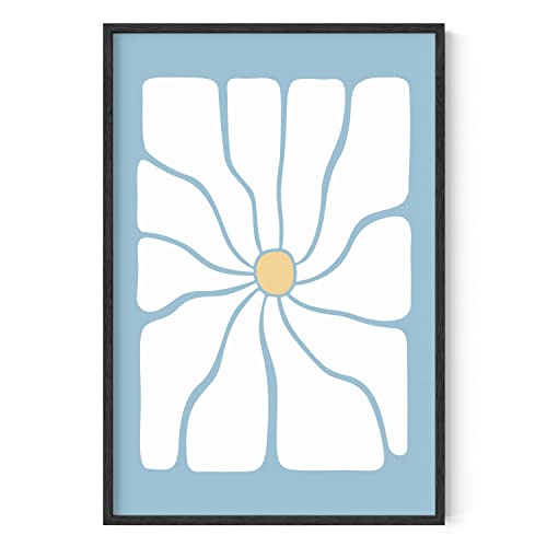 HAUS AND HUES Flower Market Poster, Pastel Floral Wall Art,