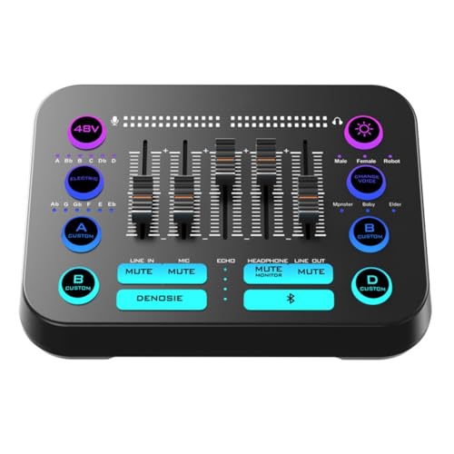 Mixeur audio bluetooth X1PRO pour session de chant à la maison