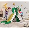 7 in 1 Toddler Slide, L-Shaped Kids...