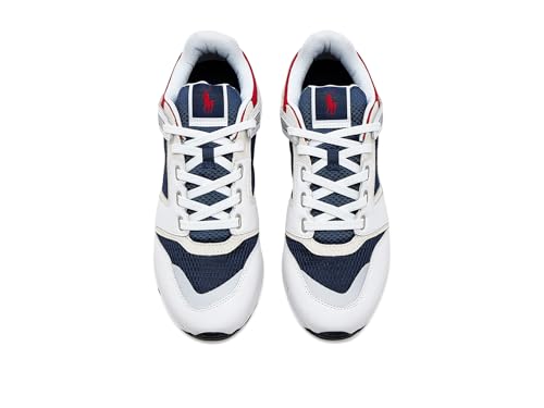Image of POLO RALPH LAUREN Train 89 Suede & Oxford Sneakers