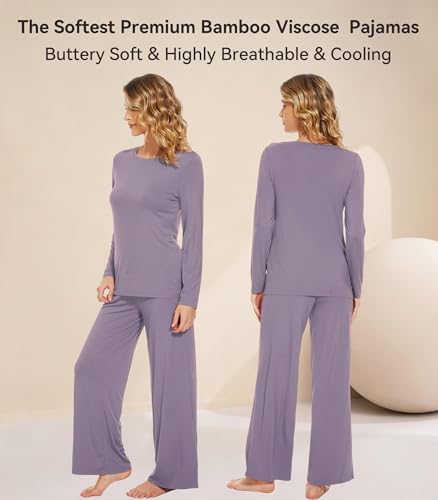 WiWi Bamboo Viscose Pajama Set — Long-Sleeve 2-Piece — view 3