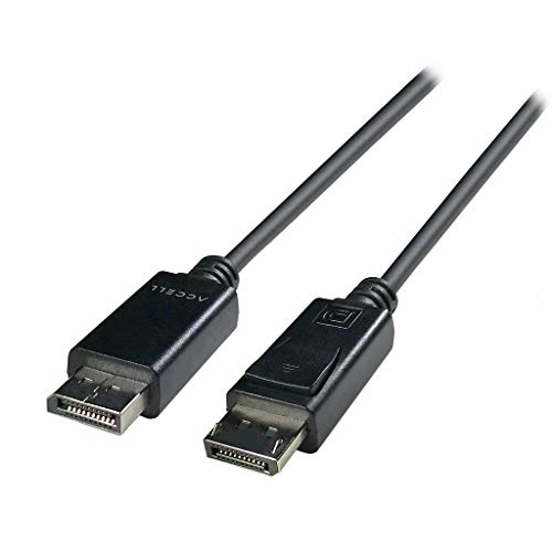 Accell B088C-007B-23 DP to DP 1.4 - VESA-Certified DisplayPort 1.4 Cable - 6
