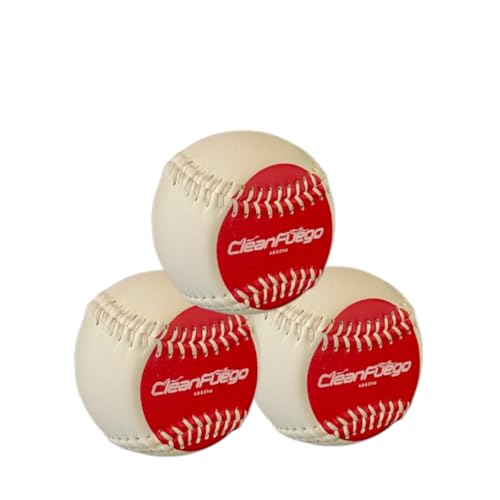 CleanFuego Starter 3-Pack Baseball Leather Spinner Trainer