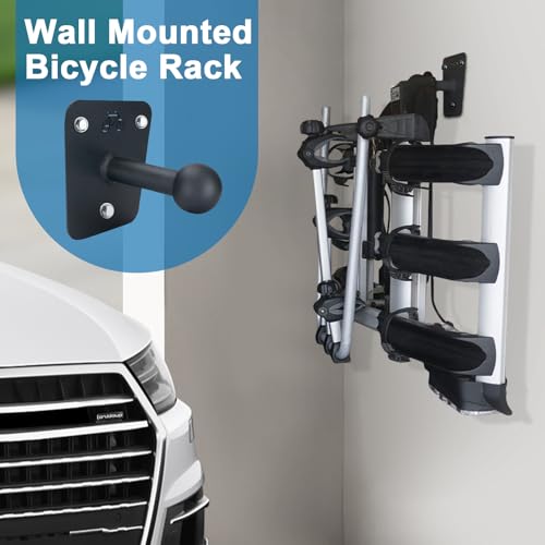 Crochet de suspension vertical pour rangement de vélos