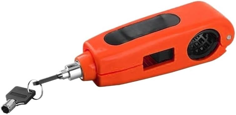 Bike Locks Heavy Duty/Bicycle Chain/Cycling Lock,Codes for Bike Cycle, Moto, Door, Gate Fence(Orange)