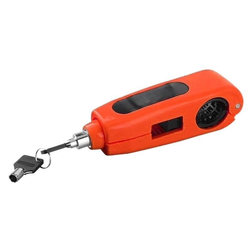 Candados para Bicicletas Resistentes, con Cadena y códigos para Bicicletas, Motos, Puertas y cercas (Naranja)