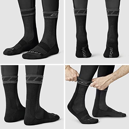 Gripgrab Winter Thermal Merino Wool Cycling Socks Warm Bike Socks Padded Thick Cycling Socks Cold Weather Cycling Socks #TOP2