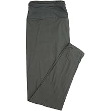 Lularoe TCTWO TC2 Solid Gray Buttery Soft Womens Leggings fits Adults Sizes 18-26 TCTWO-SOLID-GRAY-053056-21