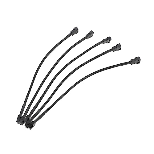 Ventiladores PWM unidades de cable de extensión compatible con PC SHINEOFI 5 uds 7