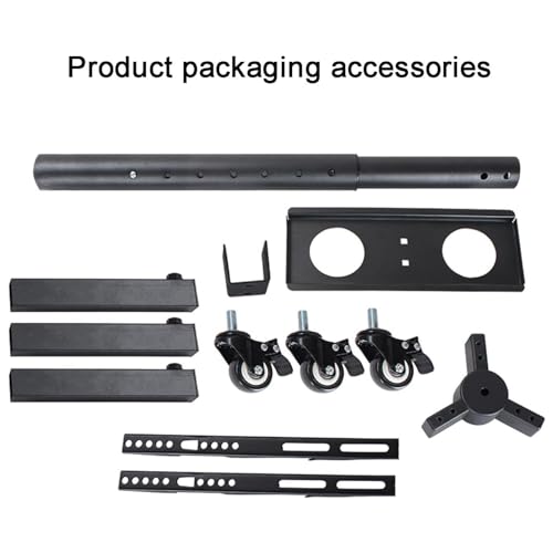Soporte móvil para TV con ruedas ajustable 14-32 pulg miniatura 7