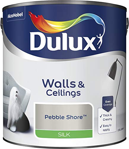 Dulux Paints 2.5 Litre Ready Mixed Silk Pebble Shore